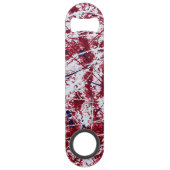 Red White Blue Stainless Steel Bottle Opener スピード栓抜き (裏面)