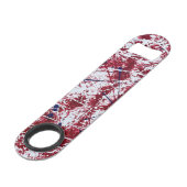Red White Blue Stainless Steel Bottle Opener スピード栓抜き (裏面アングル)