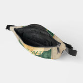 Red White Blue Stripe Two-Sided Print Fanny-Pack ファニーパック (見開き)