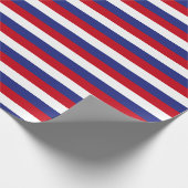 Red、White、Blue USAの各ストライプパターン ラッピングペーパー (角)