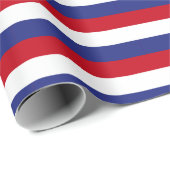 Red、White、Blue USAの各ストライプパターン ラッピングペーパー (ロールコーナー)