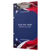 Red White & Blue-USA Flag Stars And Stripes 4 クリップボード (左)