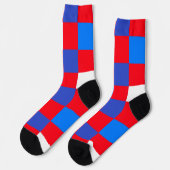 Red, White & Bold – Patriotic Crew Socks ソックス (左)