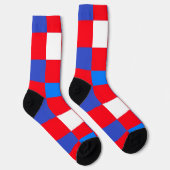 Red, White & Bold – Patriotic Crew Socks ソックス (右)