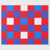 Red, White & Bold – Patriotic Independence Day ラッピングペーパー (フラット)