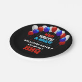 Red White & Brew 7月4日BBQファミリーパーティー ペーパープレート (アングル)