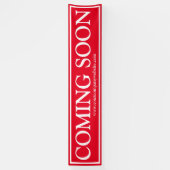 Red White Businessの来Webサイトのバナー 横断幕 (縦)