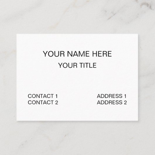 Red White Chevron Stripe 名刺 (裏面)