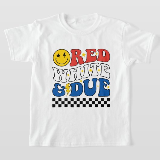 Red White & Due Tシャツ (レイダウン)