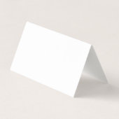 Red White Elegant Plain Professional Linen 名刺 (裏面)