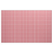 Red & White Gingham Plaid ファブリック (ヤード)
