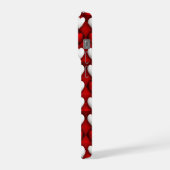 ❤️ Red White Hearts✨ Cute Love Aesthetic ❤️ iPhoneケース (左側面)