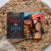 Red White & I Do Save the Date 招待状