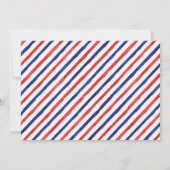 Red White & I Do Save the Date 招待状 (裏面)