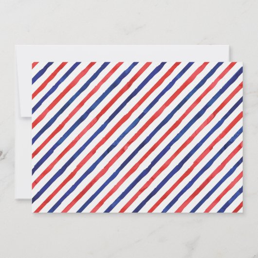 Red White & I Do Save the Date 招待状 (裏面)