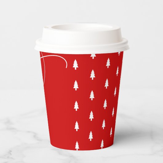 Red White Joy Christmas 紙コップ (裏面)