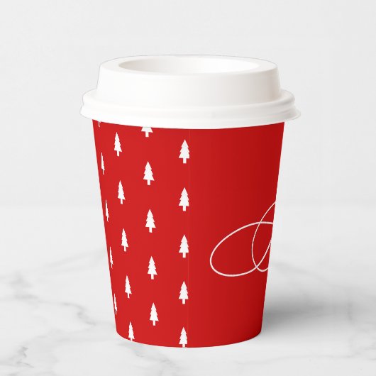 Red White Joy Christmas 紙コップ (右)