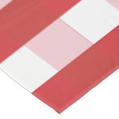 Red & White Pattern Tablecloth for Stylish Dining  テーブルクロス (アングル)