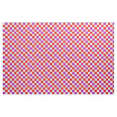 Red White Purple Checkered Pattern Design  ファブリック (ヤード)
