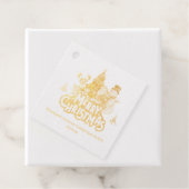 Red & White Simple Merry Christmas フェイバータグ (箱)