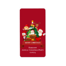 Red & White Simple Merry Christmas