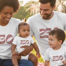 Red White Stripe Blue Stars America 250 Birthday