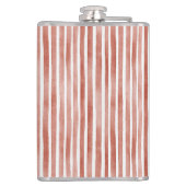Red White Stripes Christmas フラスク (裏面)