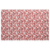 red white team colors volleyballs scalable pattern ファブリック (ヤード)