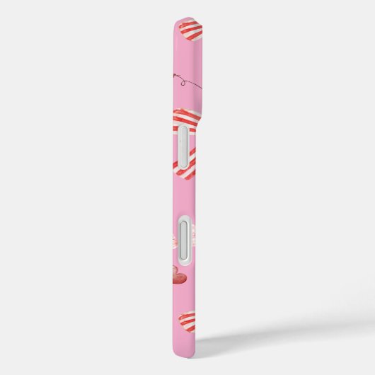 Red White Valentine Bows and Heart Balloons Case-Mate iPhoneケース (裏面 / 右)