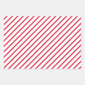 Red & White Wrapping Paper Sheets ラッピングペーパーシート (正面2)