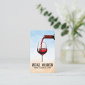 Red Wine Bottle | Restaurant  名刺 (スタンド正面)