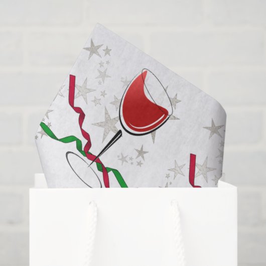 Red Wine Christmas 薄葉紙 (ギフトバッグ)