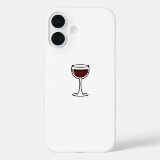 Red Wine Glass iPhone 16ケース