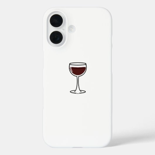 Red Wine Glass Case-Mate iPhoneケース (裏面)
