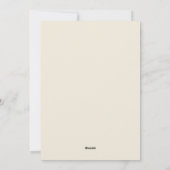 Red Wine Glasses Hand Drawn New Year's Eve Party 招待状 (裏面)