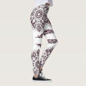 Red Wine Mandala Leggings レギンス (右)