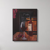 Red Wine Painting by Alfred Fox キャンバスプリント (正面)