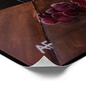 Red Wine Painting by Alfred Fox ポスター (角)