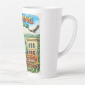 Red Wing, Minnesota Souvenir Gift Latte Mug カフェラテマグ (右)