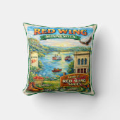 Red Wing, Minnesota Souvenir Gift Pillow クッション (正面)
