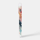 Red Winged Finch 251024AREF121 - Watercolor iPhoneケース (左側面)