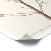 Red winged Starling, or Marsh Blackbird by Audubon ポスター (角)