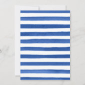 Red, Yellow and Blue Flowers 50th Birthday 招待状 (裏面)