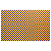 Red Yellow Blue Checkered Pattern Design  ファブリック (ヤード)