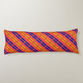 Red + Yellow Blue Dashes   ボディピロー (裏面)
