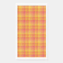 Red Yellow Checker Abstract Pattern