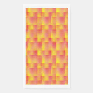 Red Yellow Checker Abstract Pattern