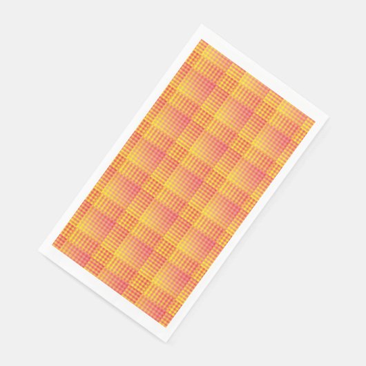 Red Yellow Checker Abstract Pattern (コーナー)
