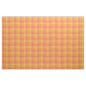 Red Yellow Checker Abstract Pattern ファブリック (ファットクウォーター)