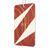 Red Yellow White Abstract カーエアーフレッシュナー (左)